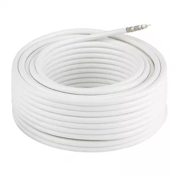 Coaxkabel HAMA Classic Line 120 dB, 25 m, afgeschermde tv-/antennekabel