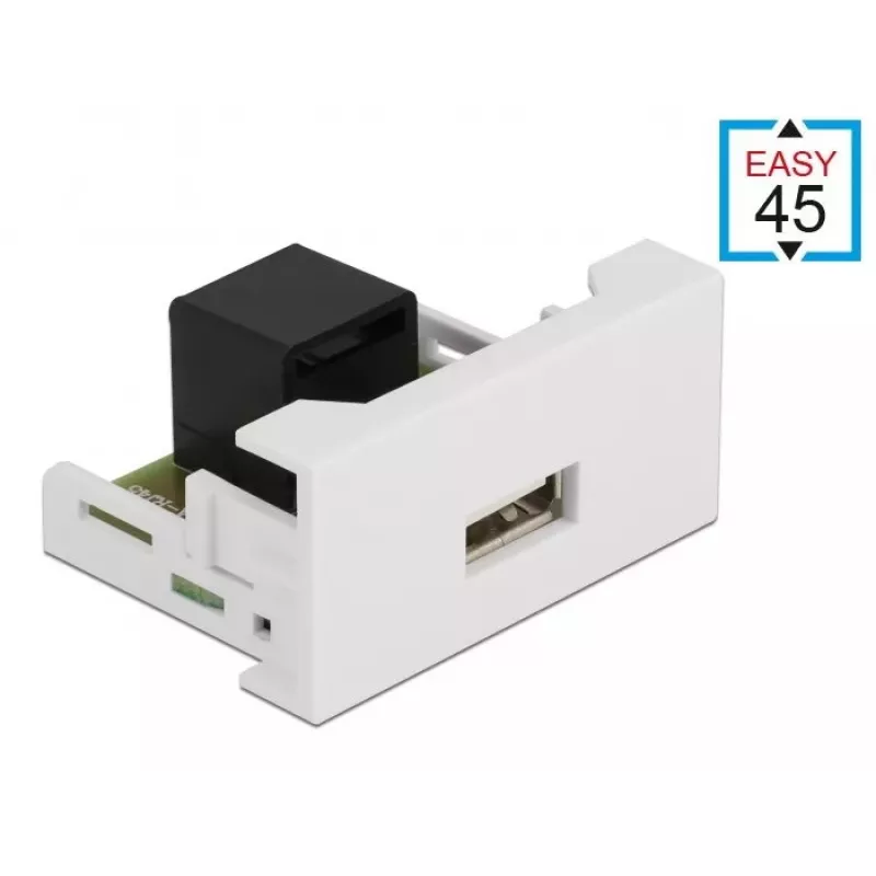Module USB 2.0 Type-A bus naar RJ45 bus DeLOCK Easy 45 81344