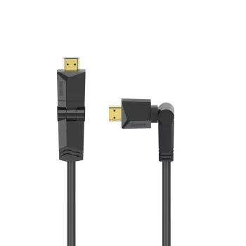 Hama HDMI-kabel 1,5 m Type-A-stekker naar stekker 2.0b 18 Gbit/s zwart