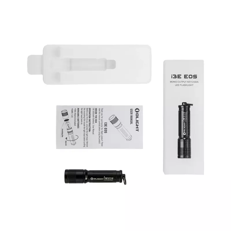 Handzaklamp Olight i3E zwart LED 90 lm IPX8 70 h