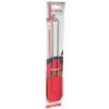 Siliconen deegschraper Westmark 15462270 rood siliconenblad RVS handgreep