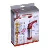 Koekjesspuit Westmark 32332260 rood zilver kunststof RVS