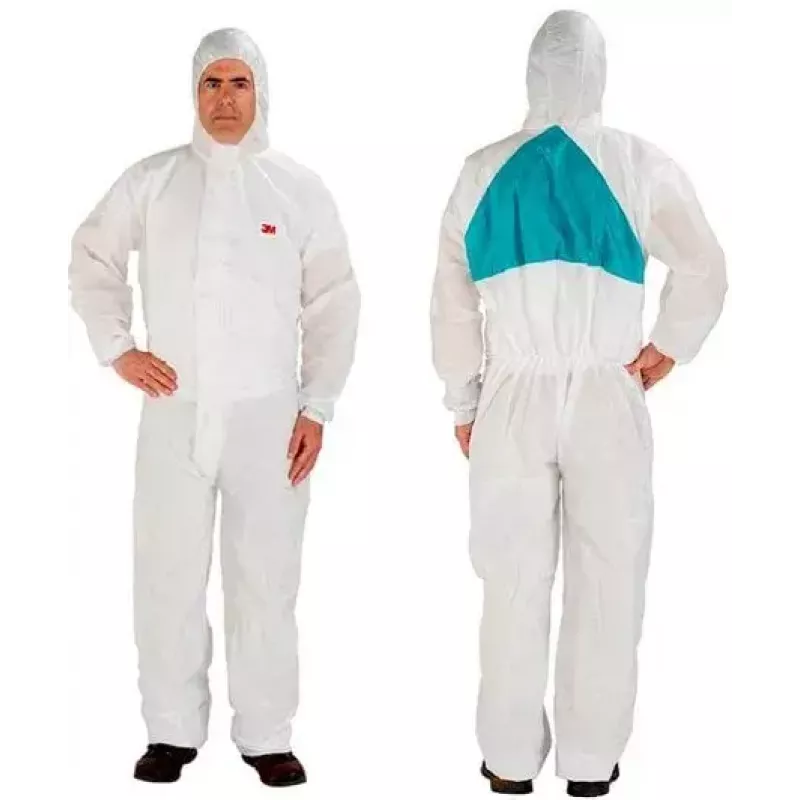 Beschermende overall 3M 4520 groen wit 3XL volwassenen SMS-materiaal