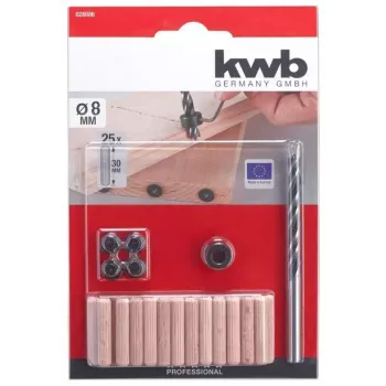 Spiraalboor KWB 028086 8 mm diameter 1 stuk