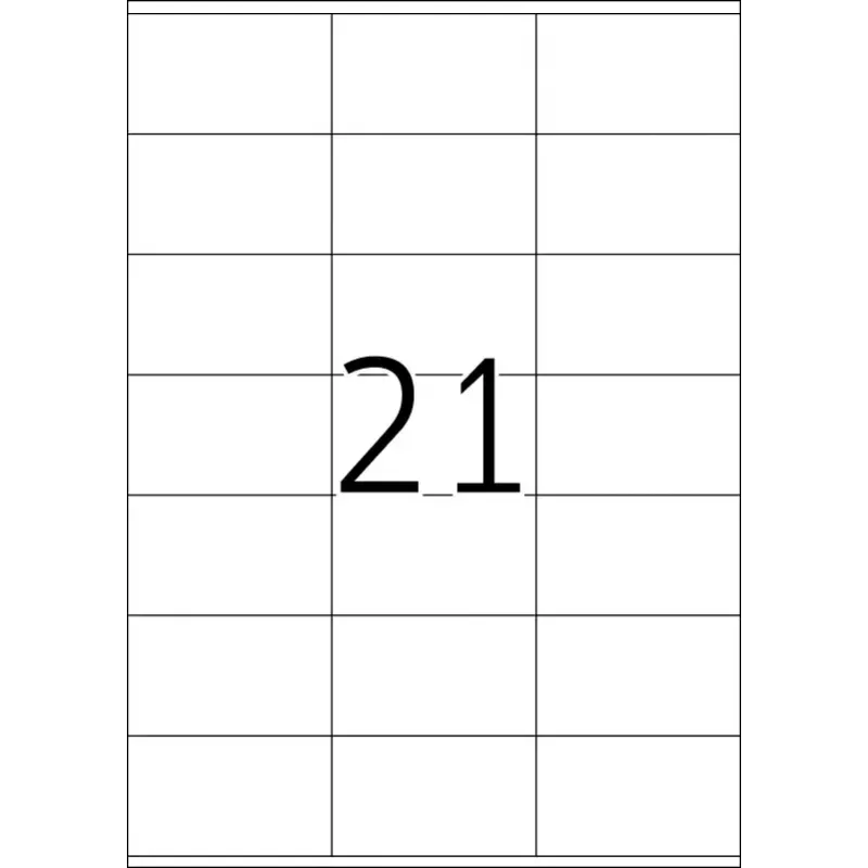 Etiketten HERMA Premium A4 70x42 mm wit papier mat 2100 stuks