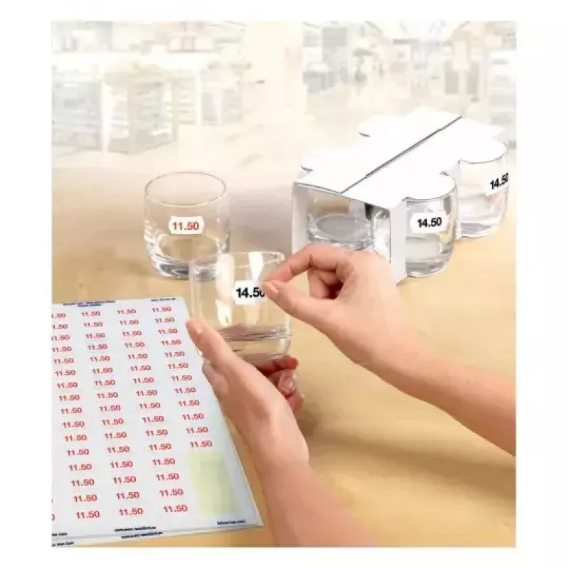 Zelfklevende etiketten AVERY L3410REV-25 herbruikbaar wit 2550 stuks