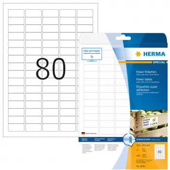 Zelfklevend printeretiket HERMA 10901