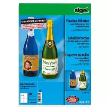 Zelfklevende etiketten Sigel DE160