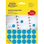 Zelfklevend etiket rond Avery 3375 blauw 1056 stuks