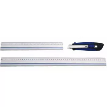 Liniaal Wedo 525430 300 mm aluminium zilver