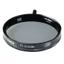 Hama polarisatiefilter circulair, 55,0 mm, gecoat, zwart 55 mm