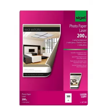 Fotopapier glans Sigel LP144 A4 200g/m²