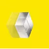 Koelkastmagneet Sigel C10 aluminium zilver 1 stuk