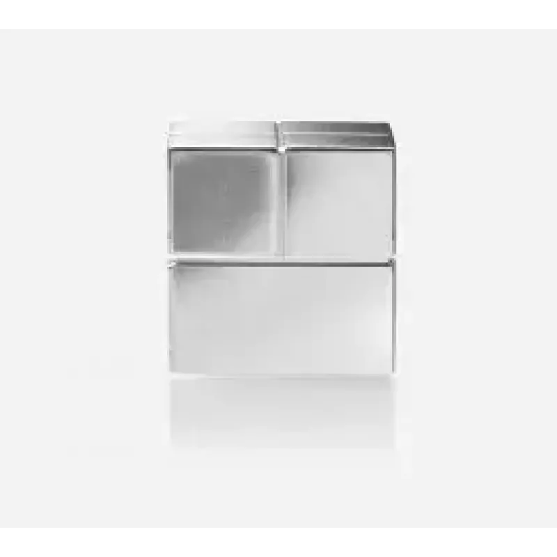 Koelkastmagneet Sigel C20 aluminium zilver