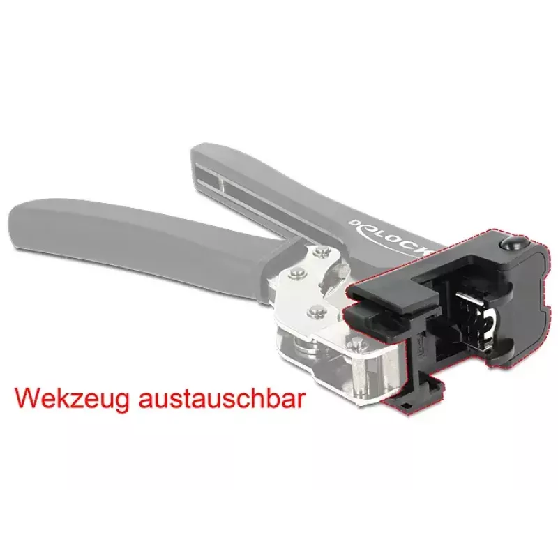 Kabelkrimptang DeLOCK 86211 zwart