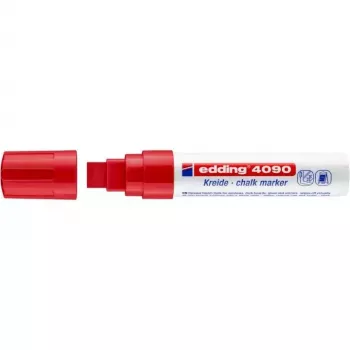 Krijtmarker Edding 4090 beitelpunt rood