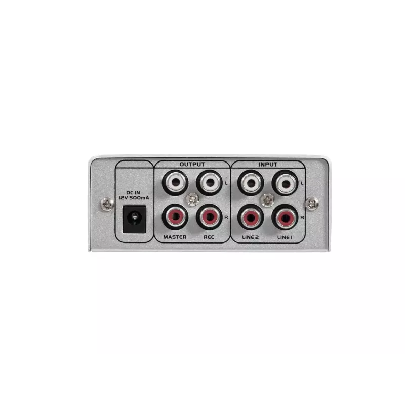 Audiomixer Omnitronic 10006881 2 kanalen 20 - 20000 Hz zilver