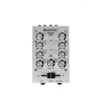 Audiomixer Omnitronic 10006881 2 kanalen 20 - 20000 Hz zilver