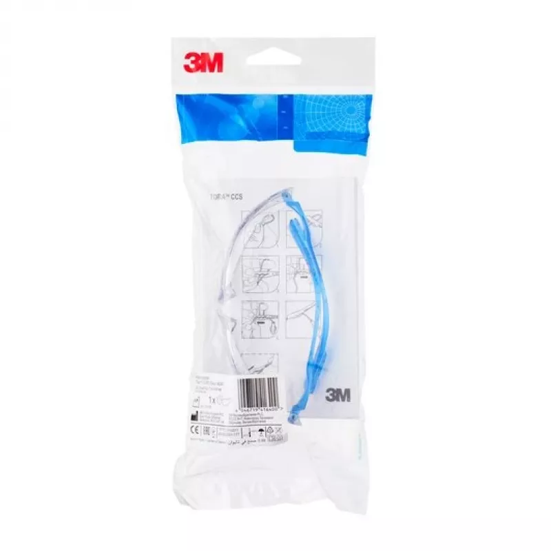 3M DE272944732 veiligheidsbril beschermbril polycarbonaat (PC) blauw