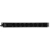 Stroomverdeeleenheid Eurolite 30240215 8 AC-uitgangen 1U zwart