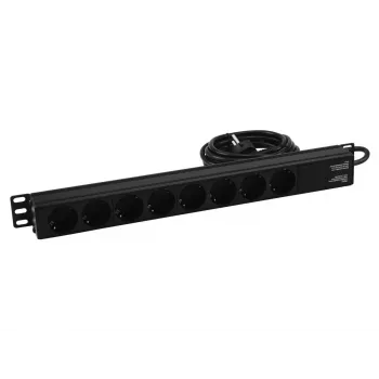 Stroomverdeeleenheid Eurolite 30240215 8 AC-uitgangen 1U zwart