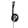 Hama HS-P100 PC Office headset, zwart/zilver