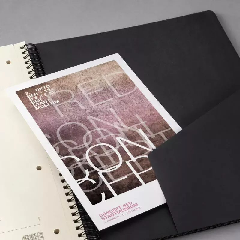 Schrijfblok Sigel CONCEPTUM A4 160 vel zwart