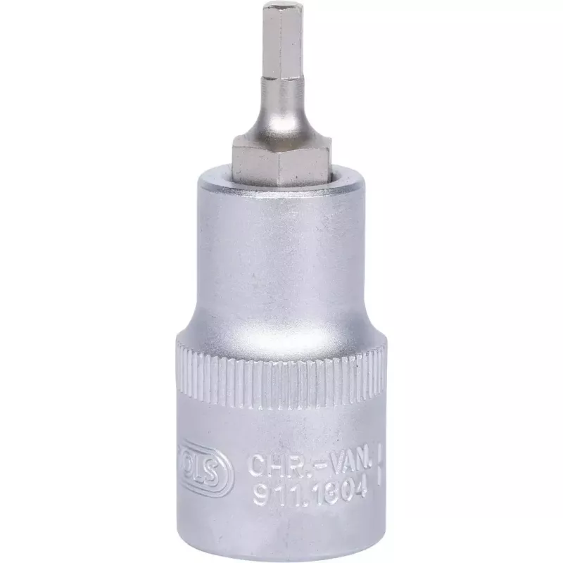 Dopsleutelset KS Tools 911.1304 1/2 inch aandrijving metrisch 2,2 cm diameter 55 mm lengte