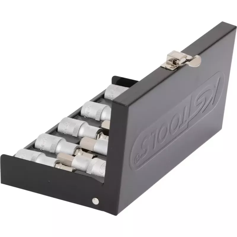Dopsleutelset KS Tools 911.1321 1/2 inch aandrijving metrisch 2,2 cm diameter
