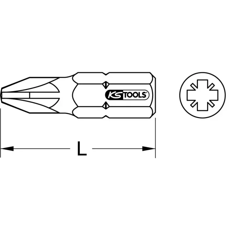 Schroefbit KS Tools 911.5123