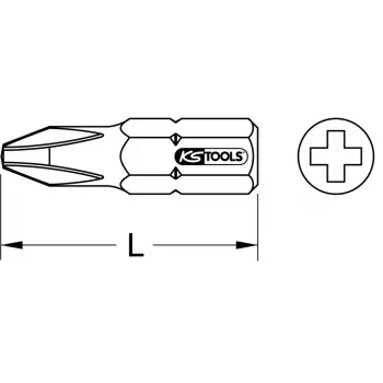 Schroefbit KS Tools 911.5134