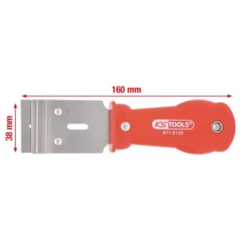 Handschraper KS Tools 911.8126 lengte 160 mm gewicht 90 g