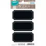 Zelfklevend etiket HERMA 15413 permanent zwart 6 stuks