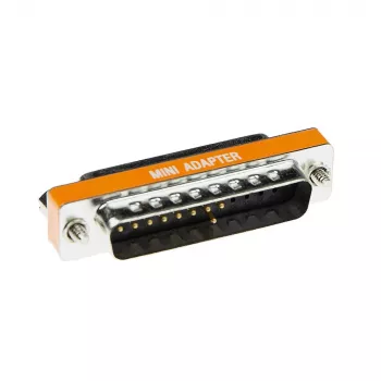 ACT D-Sub-nullmodem-adapter 25-polig stekker naar 25-polig bus