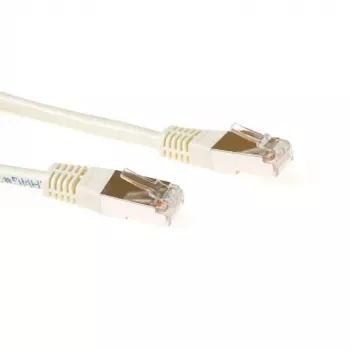 ACT ivoor 1,5 m F/UTP CAT5E-patchkabel met RJ45-stekkers