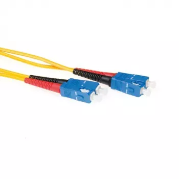 ACT 7 meter LSZH Singlemode 9/125 OS2 glasvezel-patchkabel Duplex met SC-stekkers