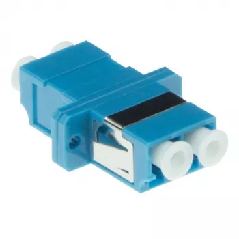 ACT glasvezel LC Duplex-adapter Singlemode OS2, LC/LC, blauw, Singlemode, OS2, 1 stuk