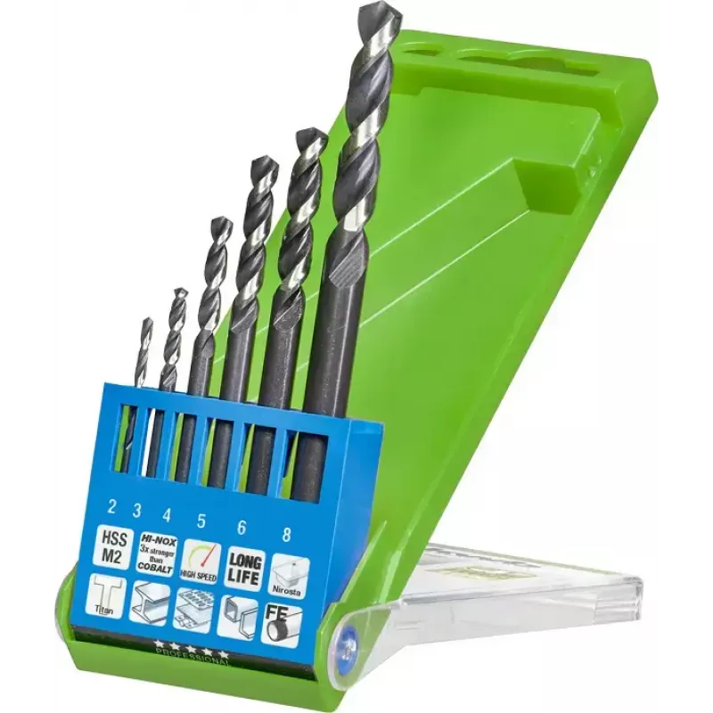 Borenset KWB 258806 6 stuks rechtsdraaiend