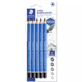 Potlood Staedtler Mars Lumograph Jumbo Multi 5 stuks