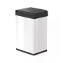 Hailo Big-Box Swing L rechthoekige stalen afvalbak wit