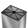 Hailo Big-Box Swing L rechthoekige stalen afvalbak zilver