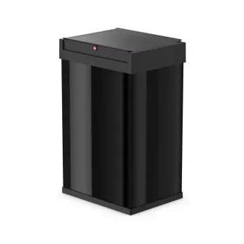 Rechthoekige stalen afvalbak Hailo Big-Box Swing L