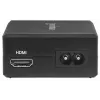 Manhattan Smart Video Multiport Dock, aansluitingen (x5): HDMI-aansluiting, USB-A (x2), USB-C (x2), met Power Delivery naar de USB-C-aansluiting, interne voeding, ultrakompact, afneembaar netsnoer, zwart, drie jaar garantie, retailbox
