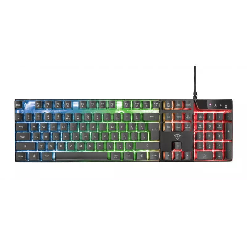 Trust GXT 838 Azor toetsenbord en muis gaming USB Duits zwart