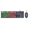 Trust GXT 838 Azor toetsenbord en muis gaming USB Duits zwart