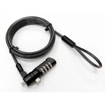 eSTUFF GLB220105 kabelslot zwart 1,8 m
