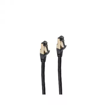 Netwerkkabel ShiverPeaks BS20-60155 zwart 1,5 m Cat6a S/FTP