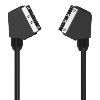 HAMA SCART-kabel Classic Line 1,25 m, zwart — audio-/videoverbindingskabel