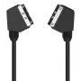 HAMA SCART-kabel Classic Line 1,25 m, zwart — audio-/videoverbindingskabel