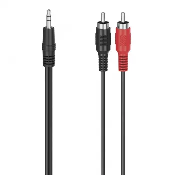 Hama 00305031 audiokabel 1,5 m 3,5mm jack RCA zwart
